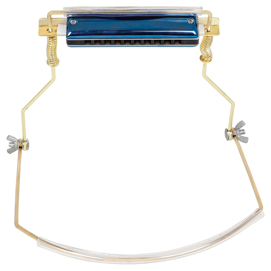 24孔口琴支架金属可调整挂脖式口琴架子专业口琴颈夹演奏口琴夹子详情15