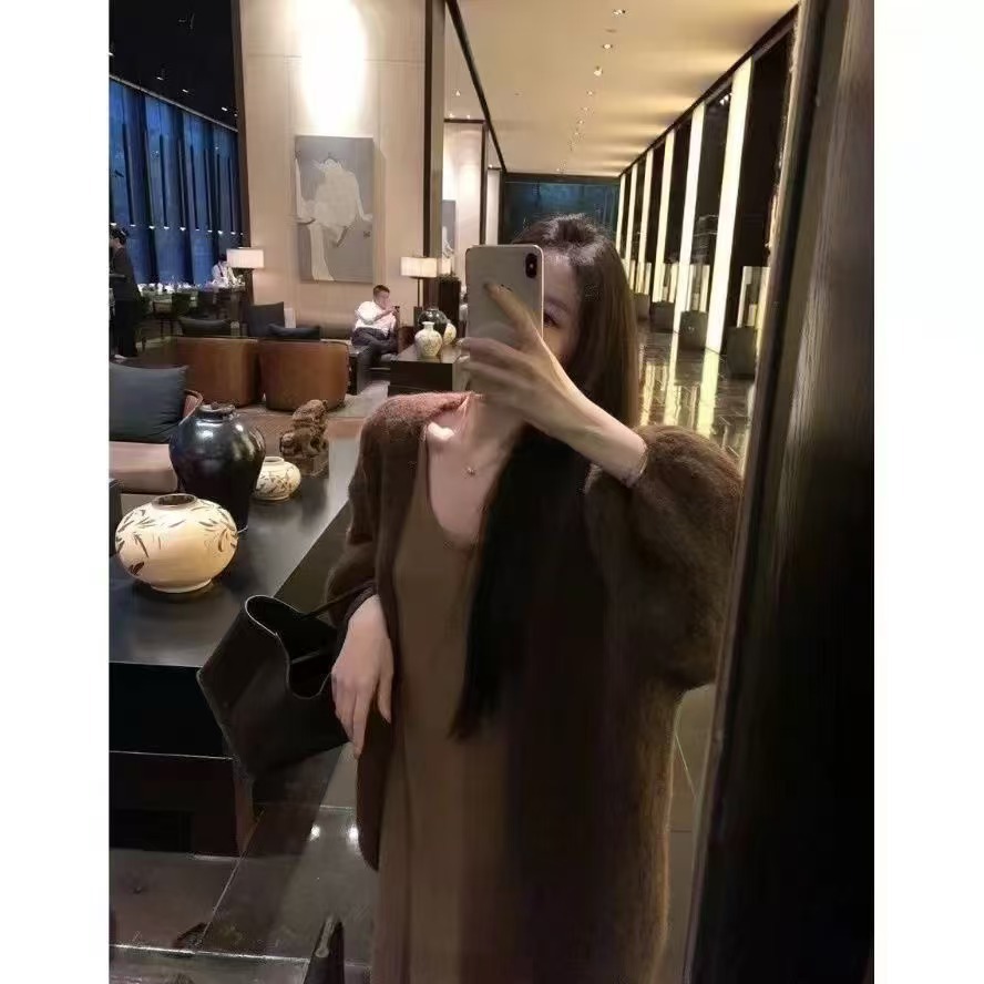 毛衣外套优质羊毛软糯慵懒风2025秋冬新款宽松百搭韩系针织开衫详情4