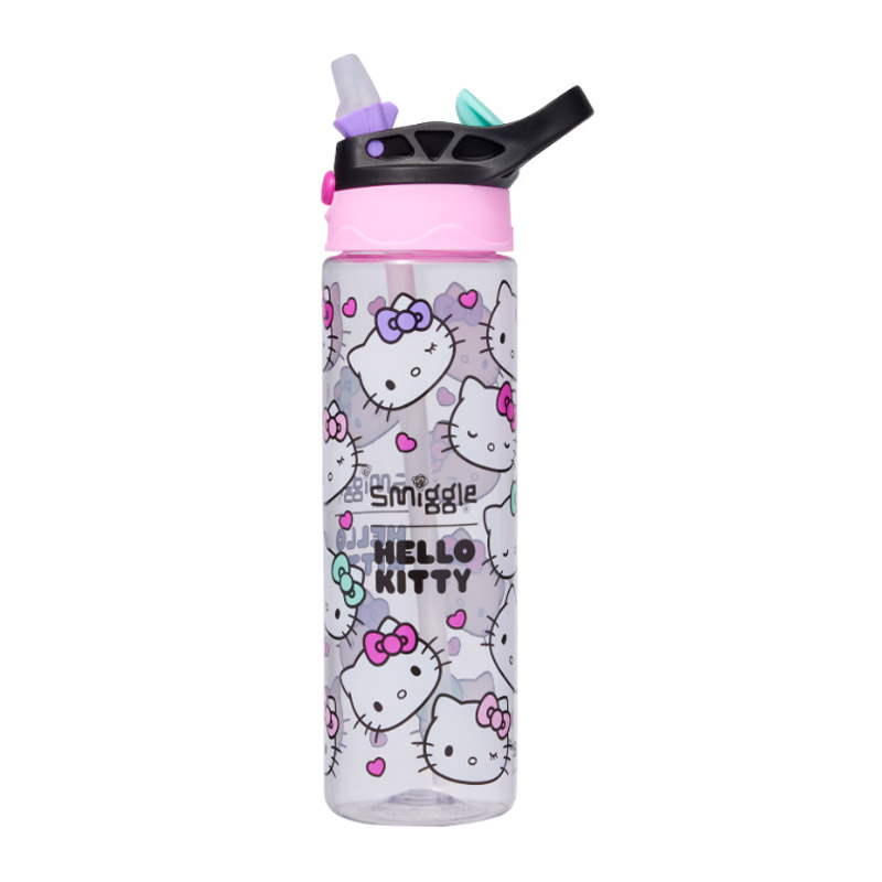 Australian smiggle straw water cup for boys, girls, children and students is a lightweight and transparent portable cup with a large capacity of 650ml pic 16