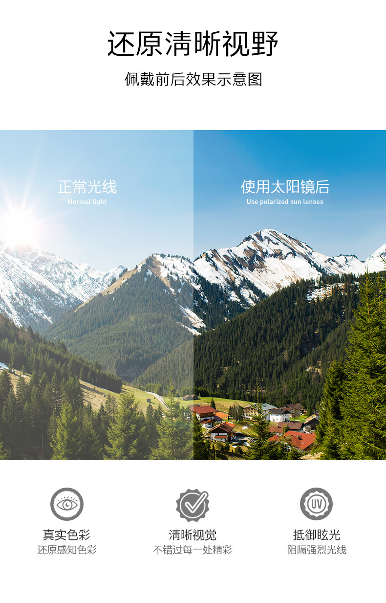 新款偏光墨镜女时尚潮流太阳镜609直播爆款闪钻偏光太阳眼镜批发详情7