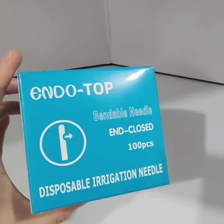 Foreign trade exclusive dental irrigation needle, disposable root canal irrigation needle, English independent packaging, single-sided and double-sided openings pic 6