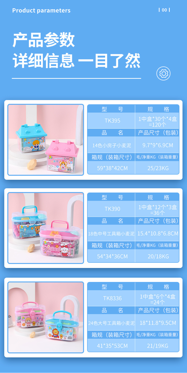 Jingjing ultra-light Clay plasticine Toy Manufacturer, 24-color diy handmade wheat clay toys for children. Wholesale pic 1
