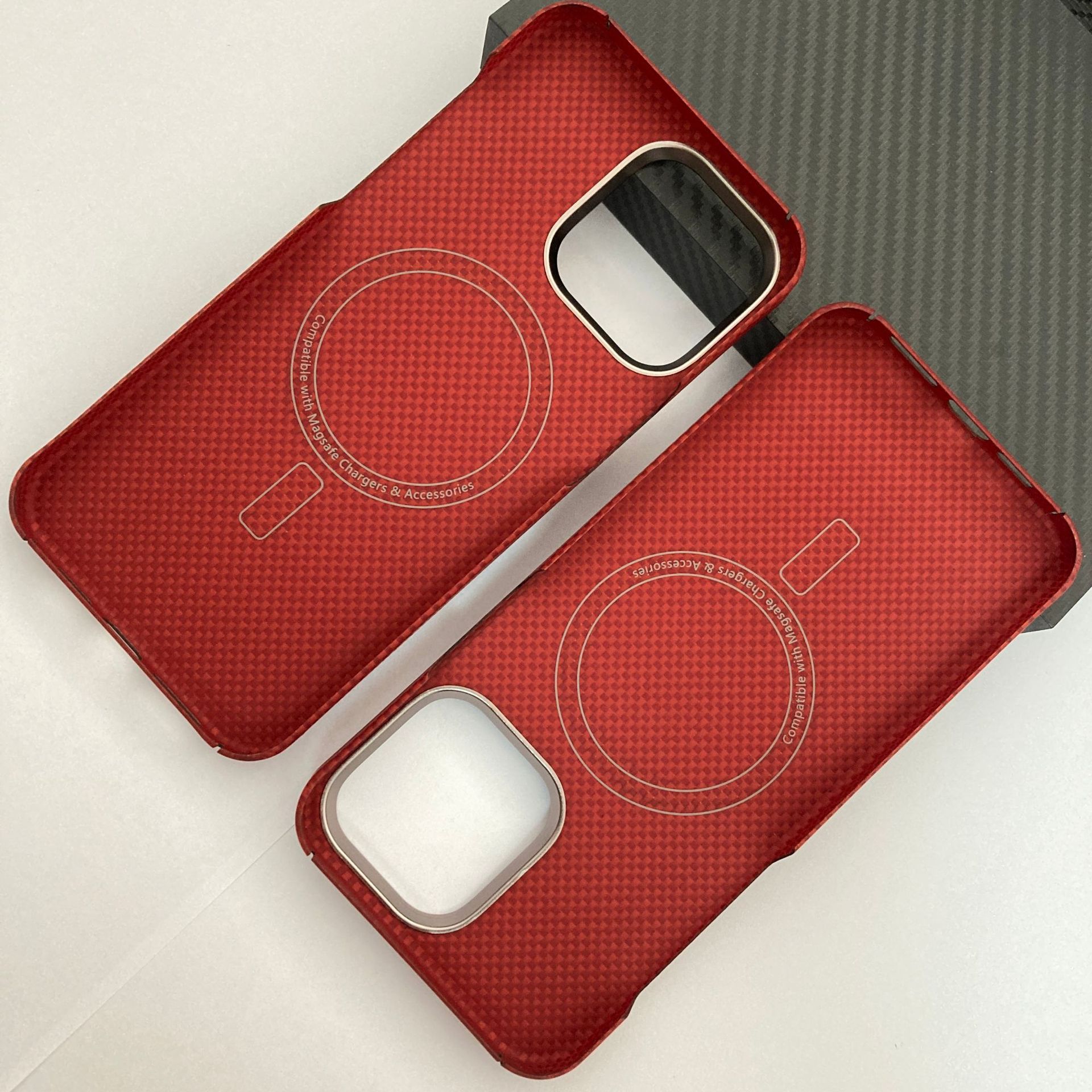 Kevlar China Red is suitable for Apple 15Pro/15Pro X Kevlar aramid fiber material phones pic 18