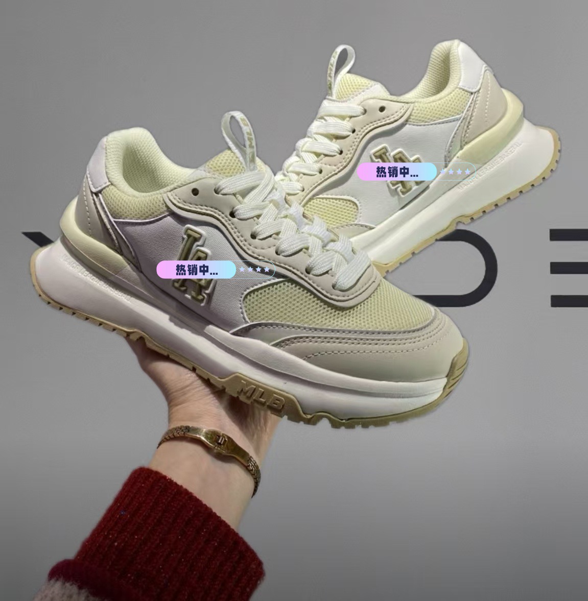 莆田纯原MLB 10代老爹鞋休闲鞋防滑耐磨舒适百搭情侣鞋男女款板鞋详情9