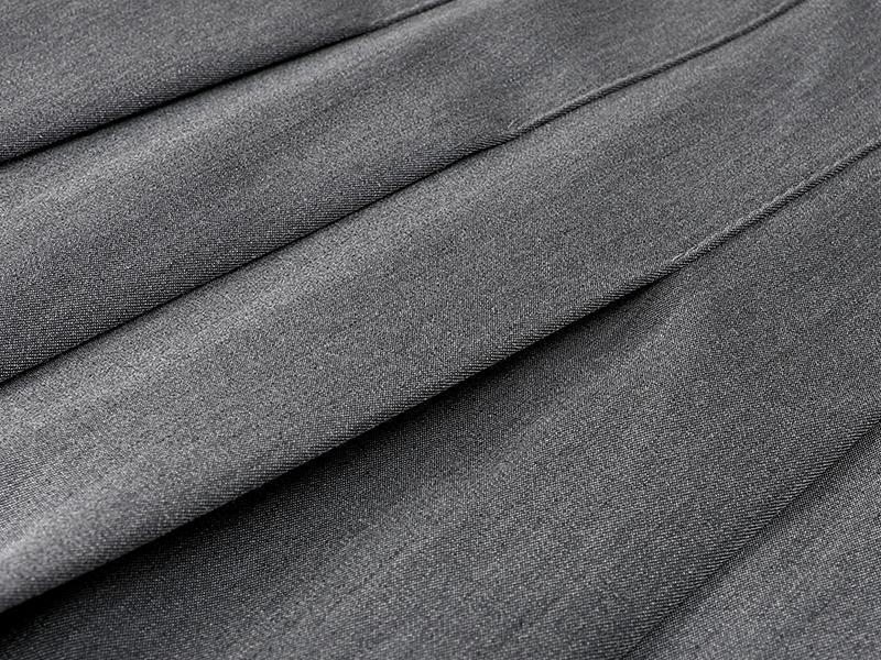 a new high-waisted, slimming, versatile mid-length A-line large-swing umbrella skirt with a flowing pleated skirt and suit skirt for women in summer pic 15