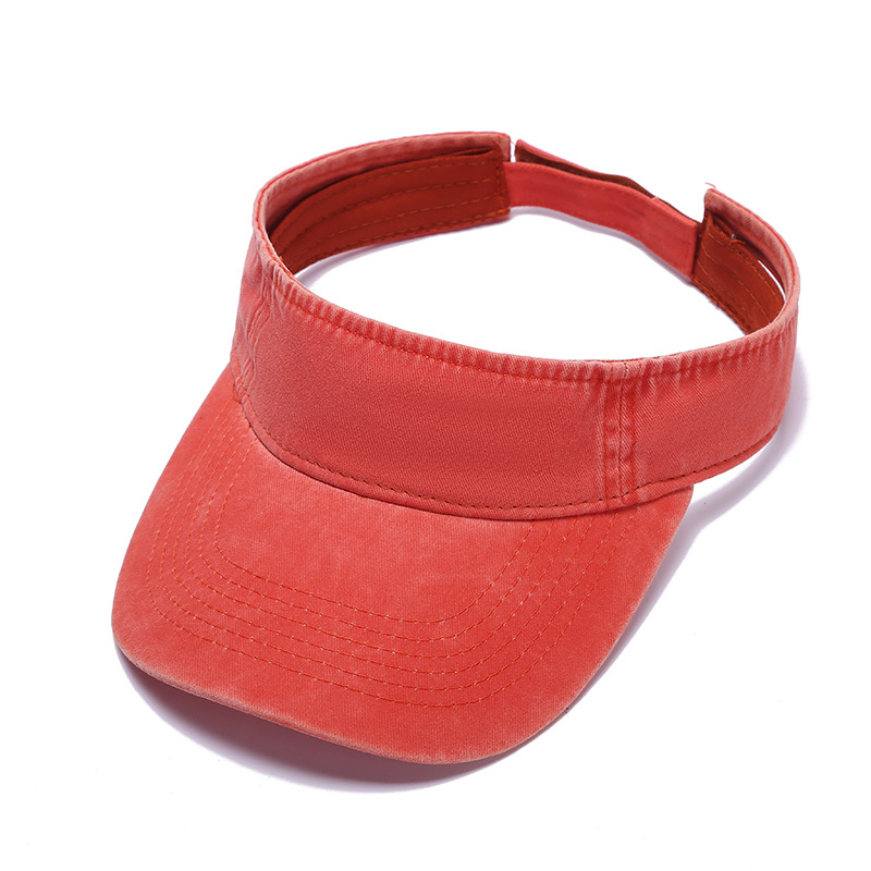 Cross-border in-stock personalized denim hollow top cap, casual solid color breathable buckle baseball cap, adjustable size pic 10