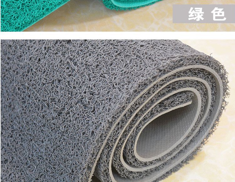 门口地垫加厚塑料丝圈脚垫大门口防滑防水地毯家用入户门垫可裁剪详情14