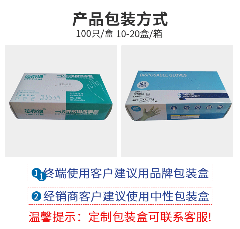 批发pvc一次性手套丁腈乳胶橡胶手套食品9寸劳保透明检查牙科烘焙详情9