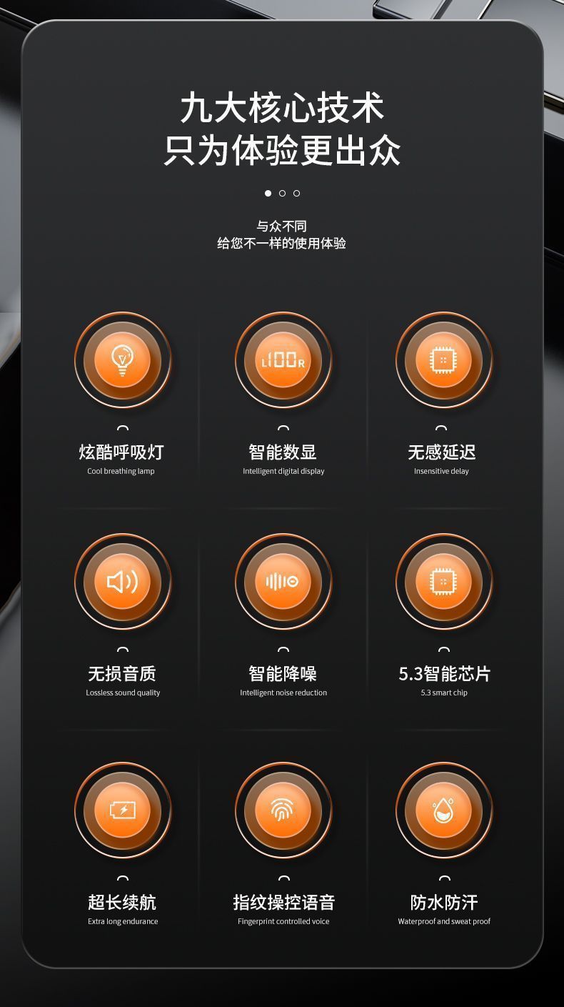 跨境爆款X55睡眠耳机迷你无痛通话高音质蓝牙5.4耳机通用超长续航详情4