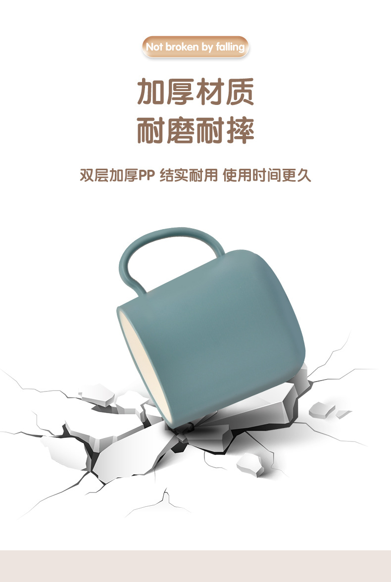 新款北欧莫兰迪漱口杯纯色简约轻奢牙刷杯情侣学生宿舍家用洗漱杯详情6