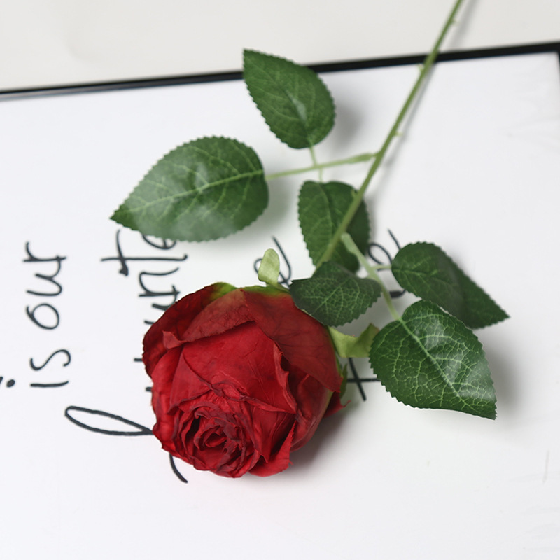 仿真假花新款红色系婚礼婚庆装饰路引花户外拍摄道具软装绢花婚庆用品婚礼拱形门详情25