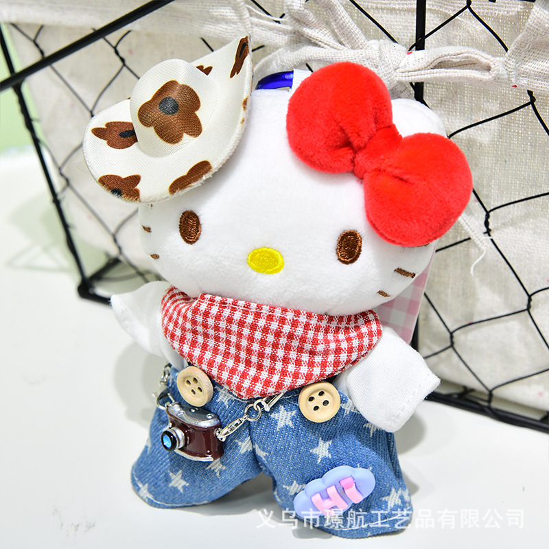 凯蒂猫小挂件可爱hellokitty毛绒公仔玩偶包包挂饰Kitty创意潮品详情18