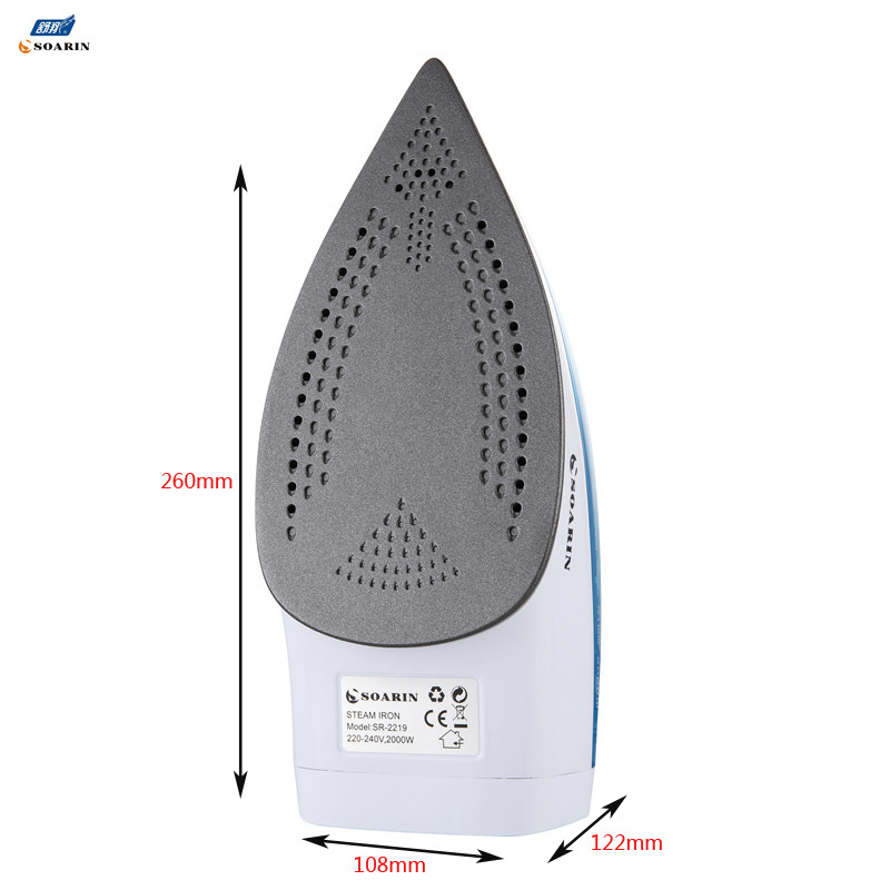 Cross-border supply of steam-type electric irons for foreign trade, household and hotel manufacturers wholesale irons, European standard plugs SOARIN pic 3