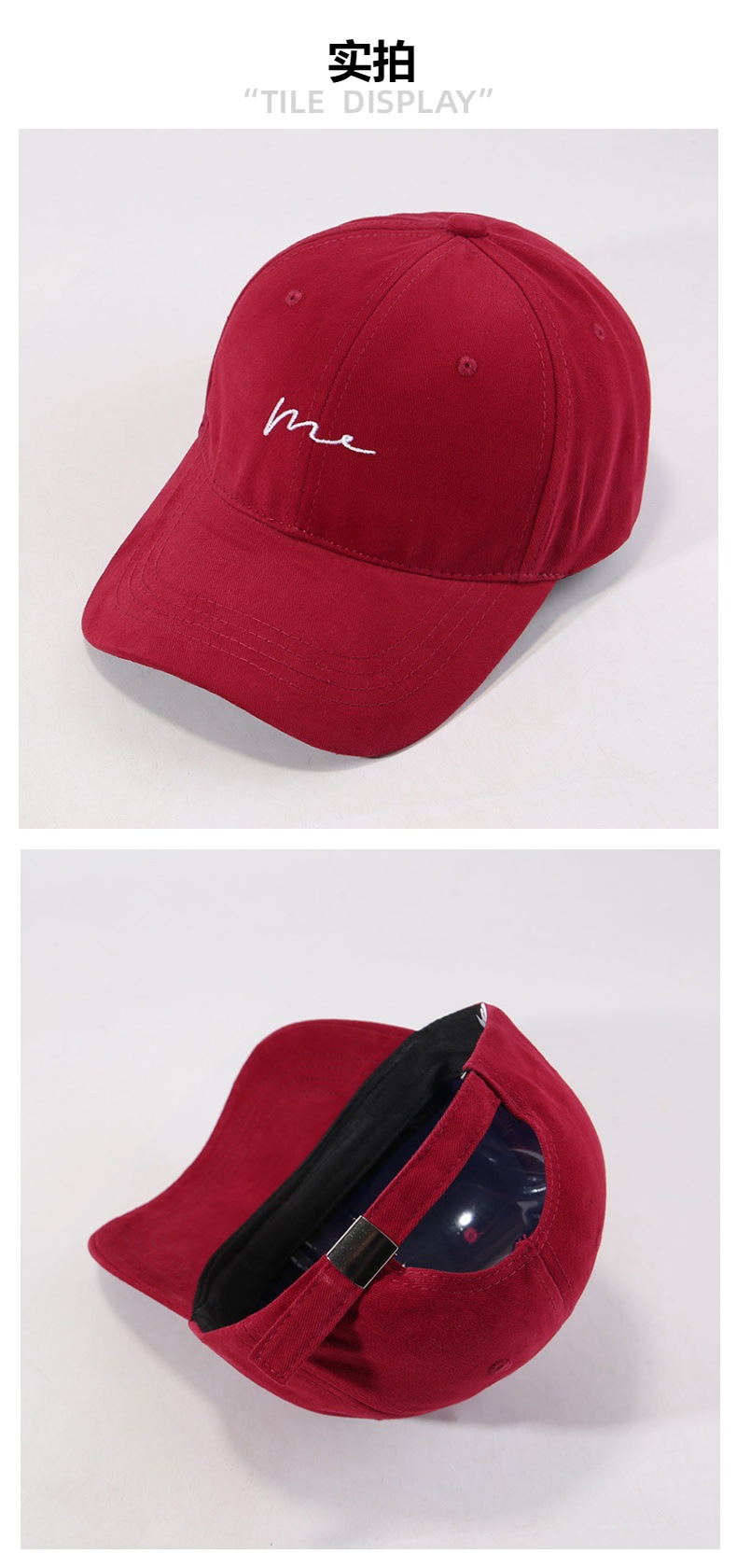 Japanese-style simple baseball caps, women's large-headed, soft-top, oversized and deepened baseball caps, men's Korean-style versatile couple sun hats pic 15