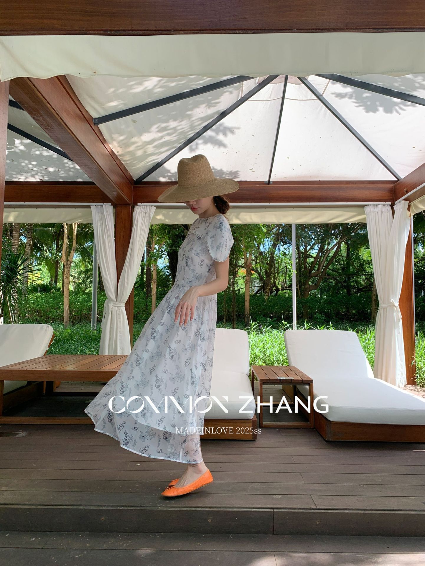 CZ ZHANG Summer French socialite beadwork round-neck shawl Floral sleeveless Texture dress A26812 pic 22