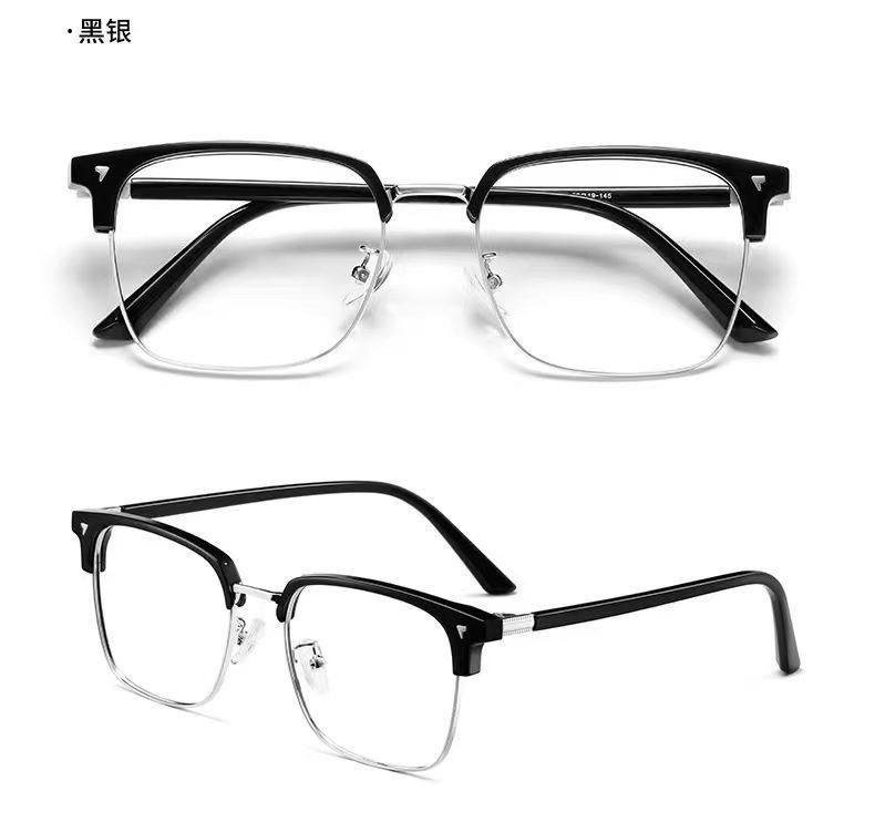 Smart zoom fashionable anti-blue light reading glasses, retro flat light glasses for looking at mobile phones and computers, eye-protecting reading glasses pic 11
