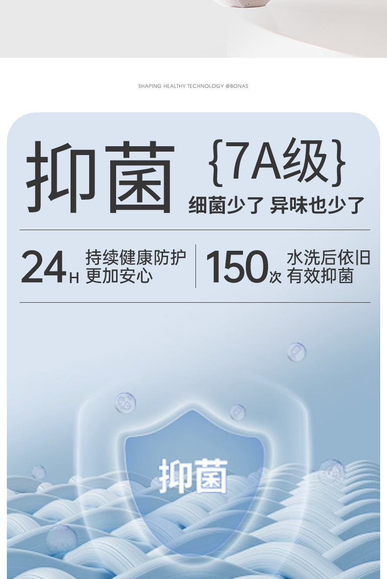 宝娜斯蕾丝浅口船袜不露边7A抗菌棉底夏季薄款防滑不掉跟短袜女士详情4
