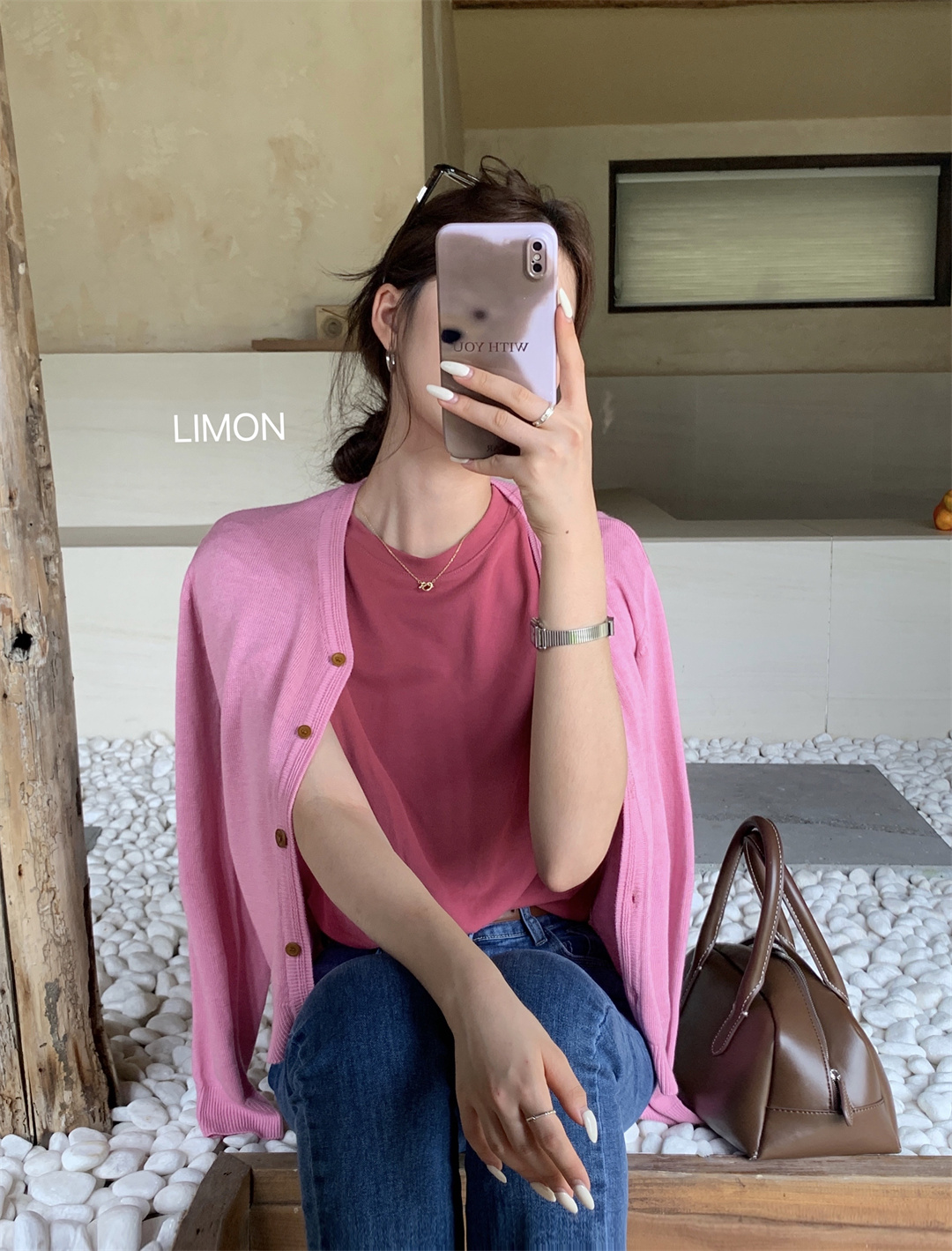 THE LEMON柠檬绿茶正肩磨毛短袖t恤女2024秋季新款百搭上衣打底衫详情56