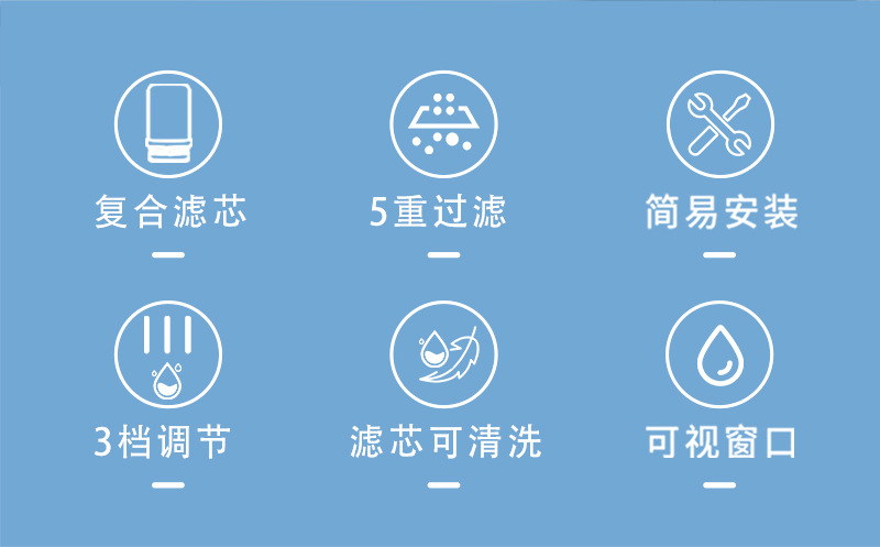 Source factory faucet filter water purifier household tap water kitchen filter faucet water filter water purifier pic 4