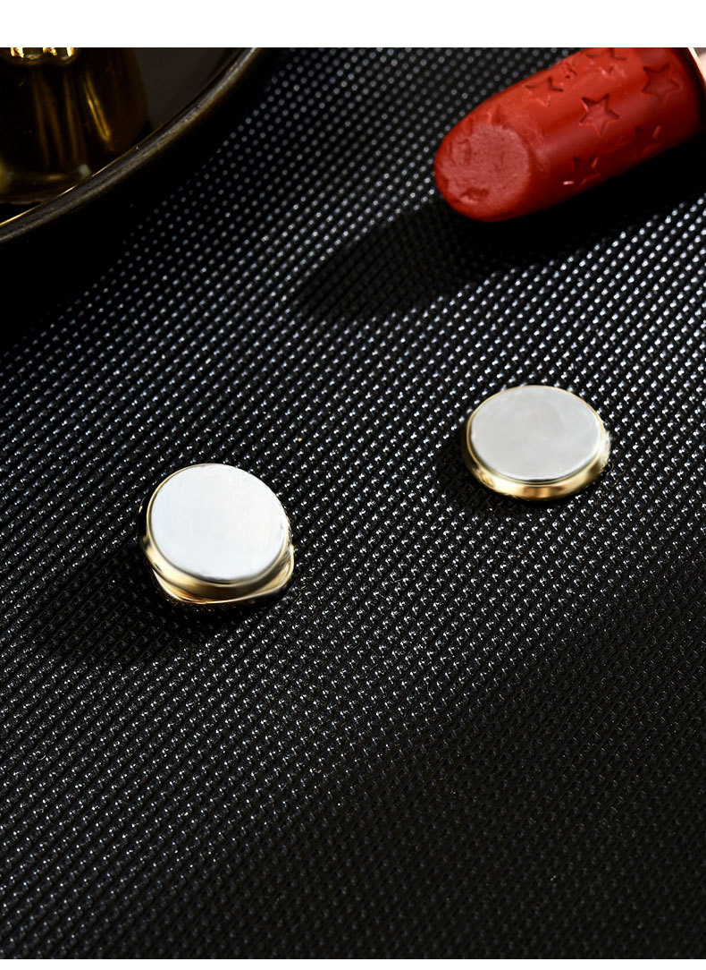 新款百搭小众星球磁吸扣胸花时尚简约几何防走光别针扣详情18