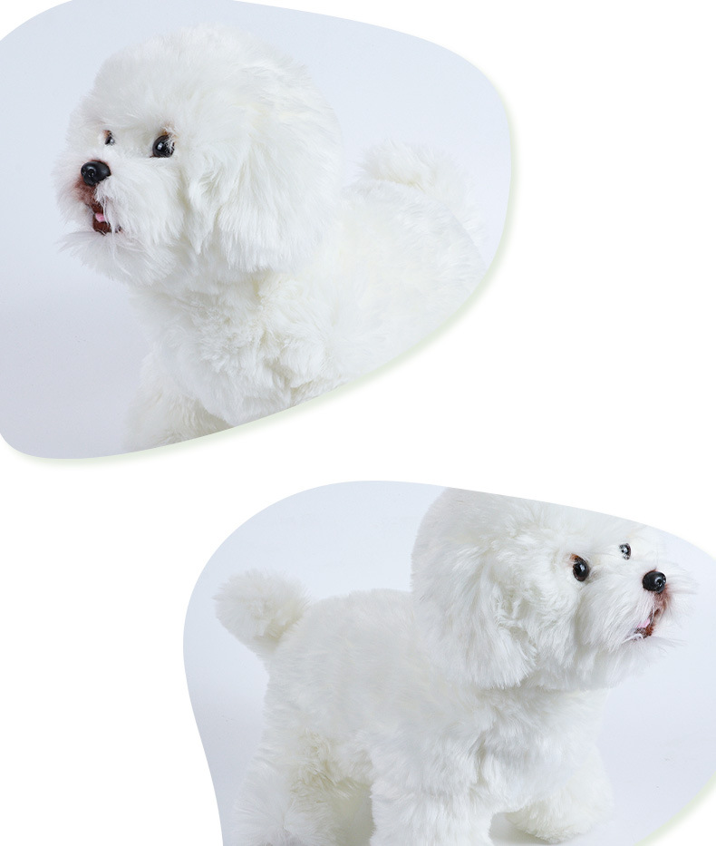 仿真博美公仔毛绒玩具小狗狗玩偶狗狗服装模特摄影摆件道具玩偶详情6