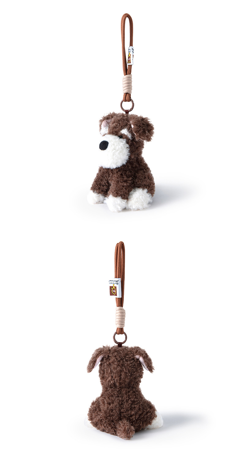 多爱新款雪纳瑞可爱小狗毛绒玩具公仔安抚哄睡玩偶床头布娃娃批发详情6