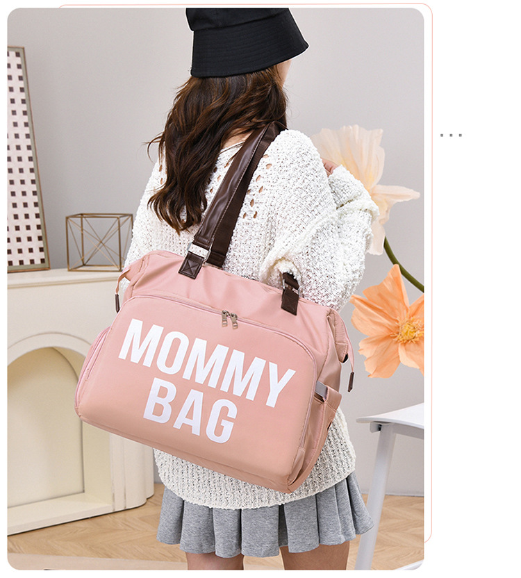 新款大容量多功能三用斜挎保温母婴包待产包妈咪包双肩背包妈妈包详情17