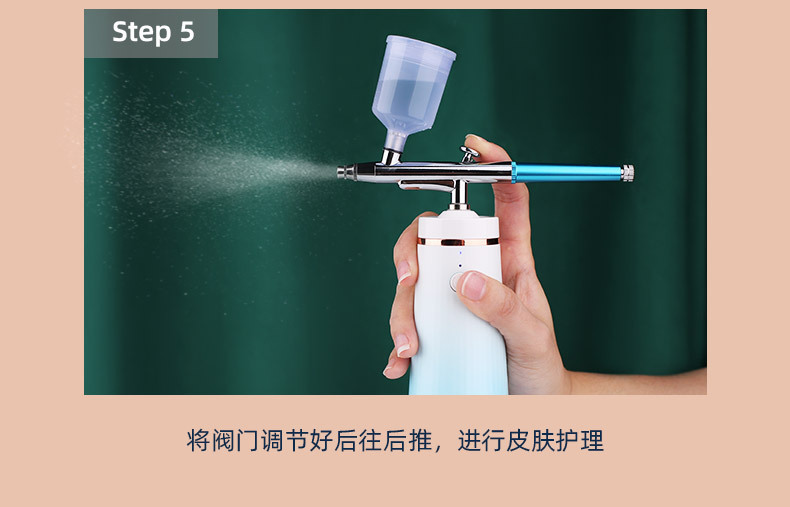 shanilak Water Replenishment device, portable handheld high-pressure oxygen injection device, nano introduction device, beauty sprayer, beauty equipment pic 18