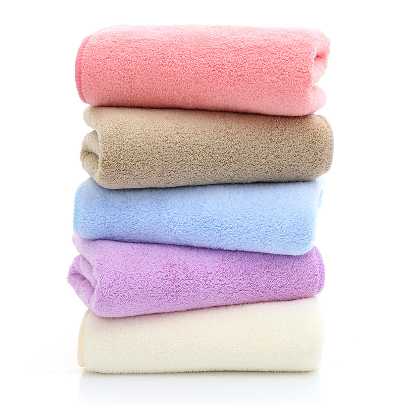 【 Chi Jia 】 35*75 high-density Coral Fleece beauty Gift Promotion: Absorbent lockstitch soft towel as a return gift pic 8