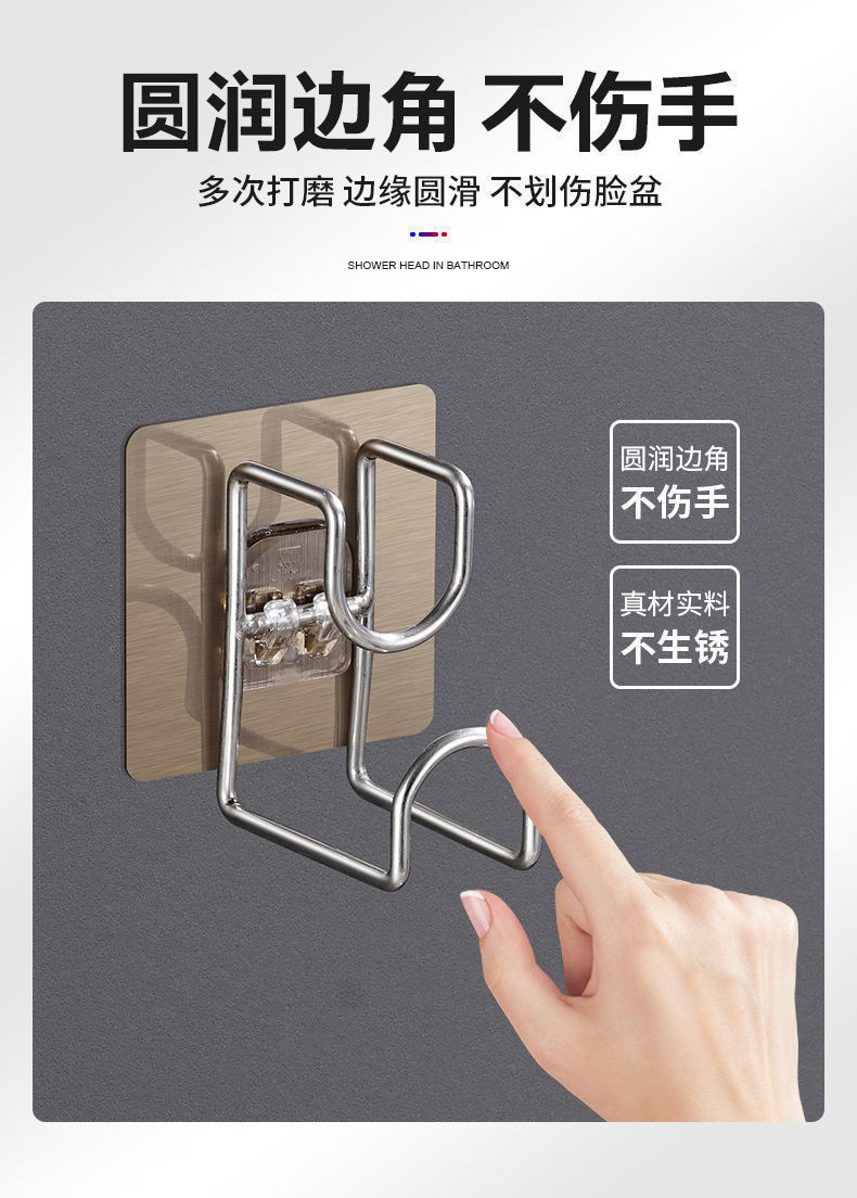 家用脸盆挂钩多功能免打孔壁挂卫生间厨房浴室收纳脸盆架置物架详情6