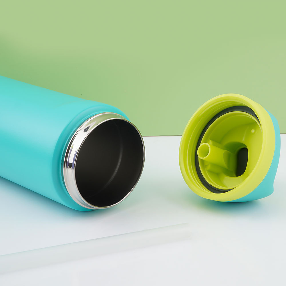 跨境热销304不锈钢户外运动便携式直身双层真空保温杯定 制批发详情16