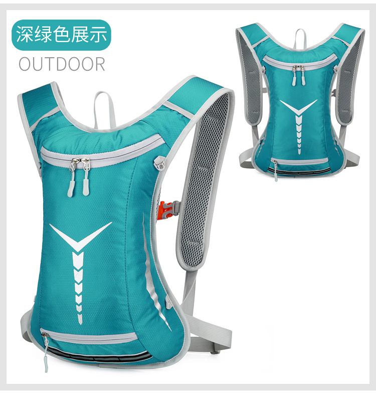 New outdoor colorful cycling bag, Korean-style simple sports mountaineering and off-road fitness water bag, water-resistant backpack pic 27