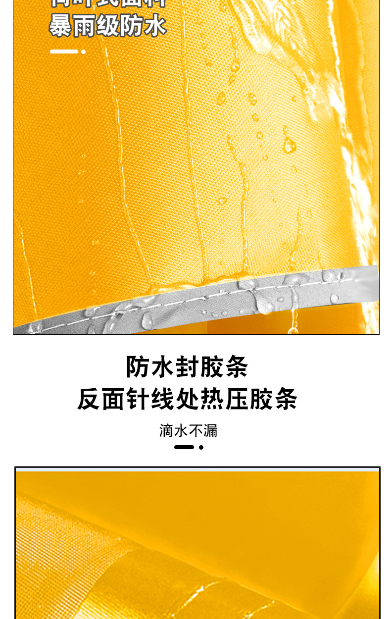 Electric bike raincoat, large Oxford cloth motorcycle raincoat, single and double people, men and women, explosion-proof rain electric bike raincoat pic 9