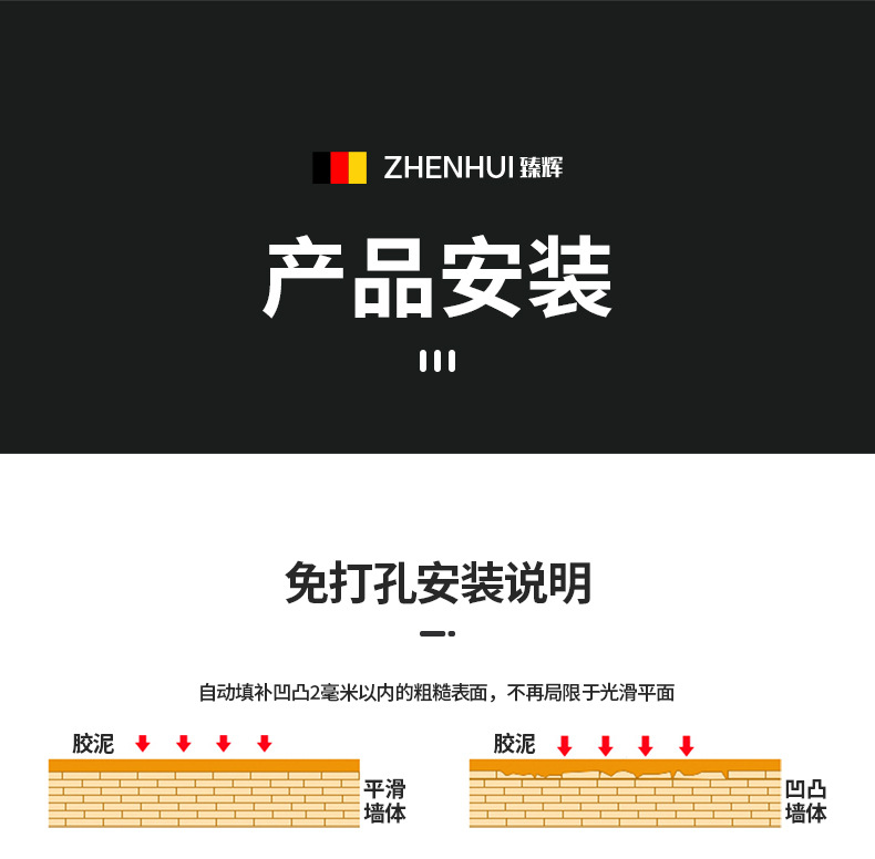 免打孔化妆镜浴室壁挂墙贴酒店双面美容镜伸缩折叠卫生间放大镜子详情49