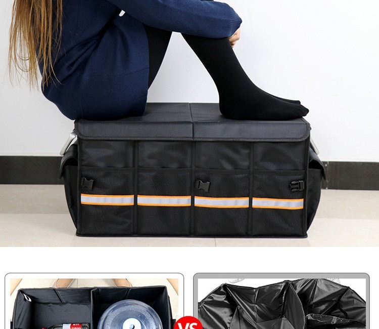 Cross-border consignment car storage box, trunk storage box, Oxford cloth material storage box, large capacity, foldable pic 8