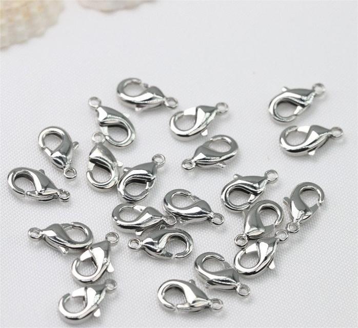 diy饰品901902纯铜镀18K真金包金保色龙虾扣水滴弹簧扣串珠配件详情11