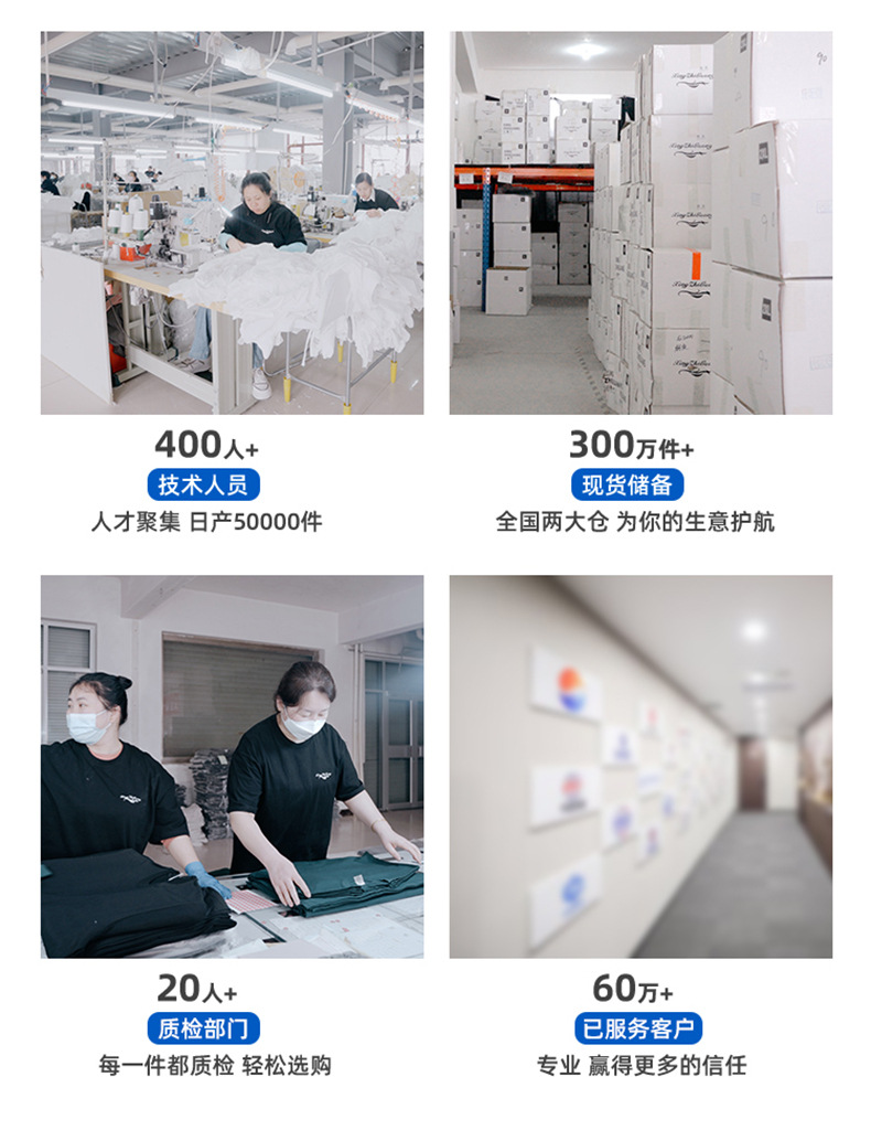 春秋季纯棉长袖t恤男230g精梳棉圆领长袖全棉纯色白色女打底外穿详情3