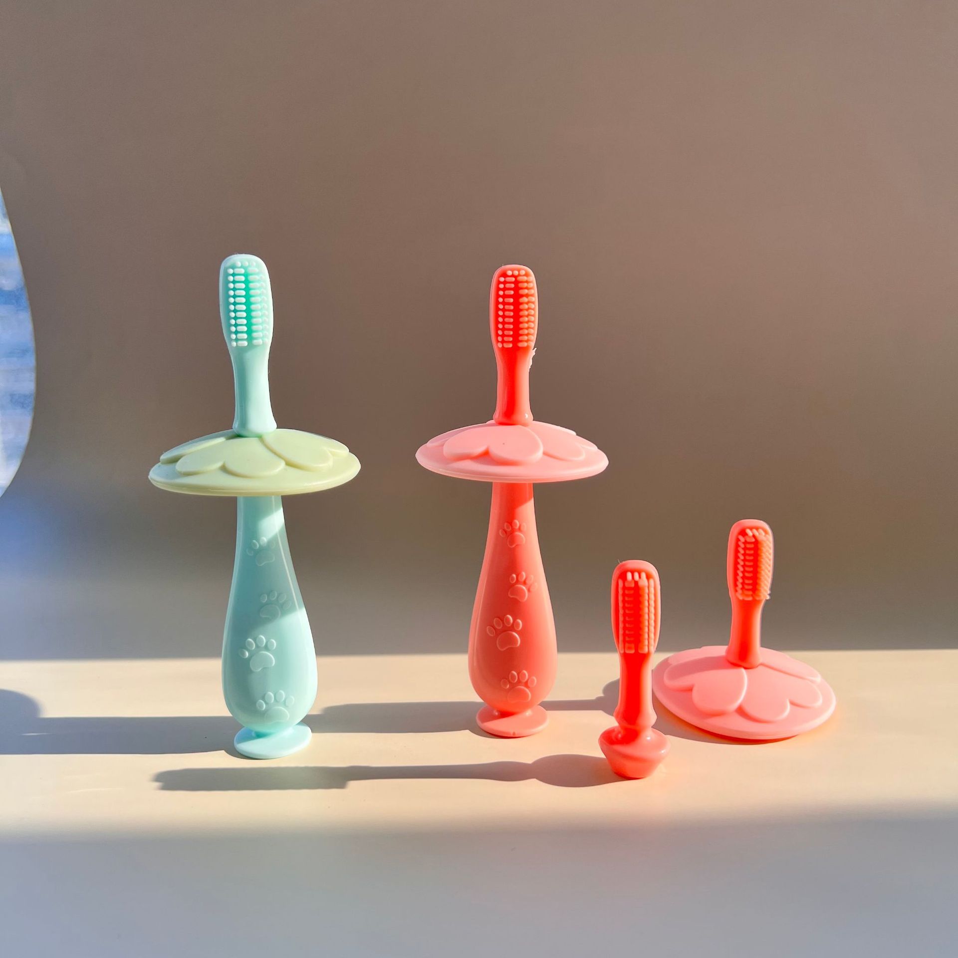 宝宝硅胶牙刷乳牙刷婴儿训练牙刷刮舌苔硅胶刷子婴幼儿牙刷详情4