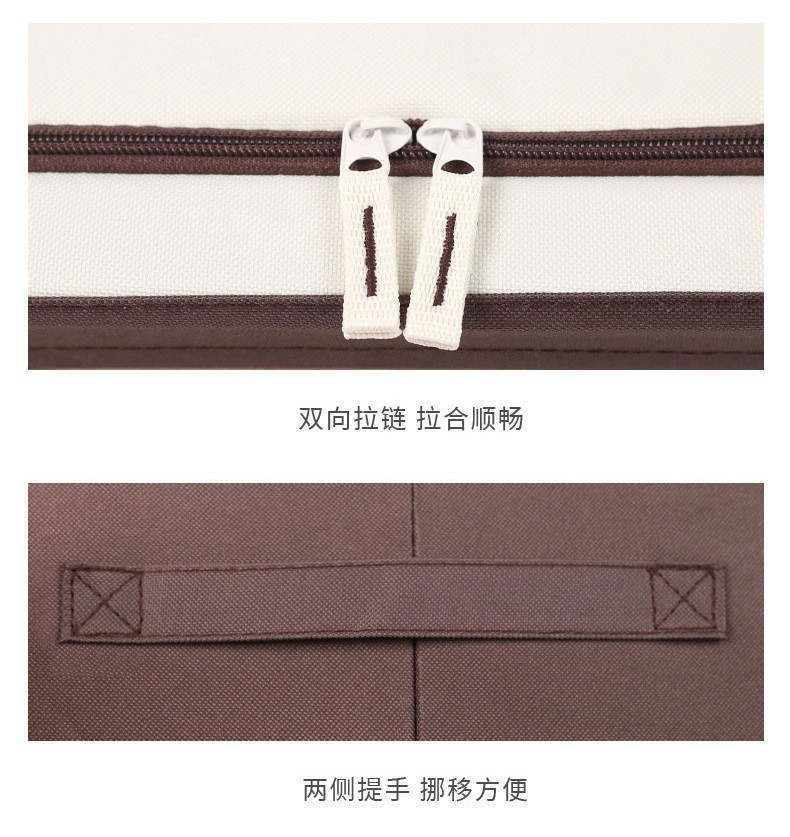 牛津布加粗六钢架可折叠收纳箱大容量衣服被子牛津布整理师收纳箱详情13