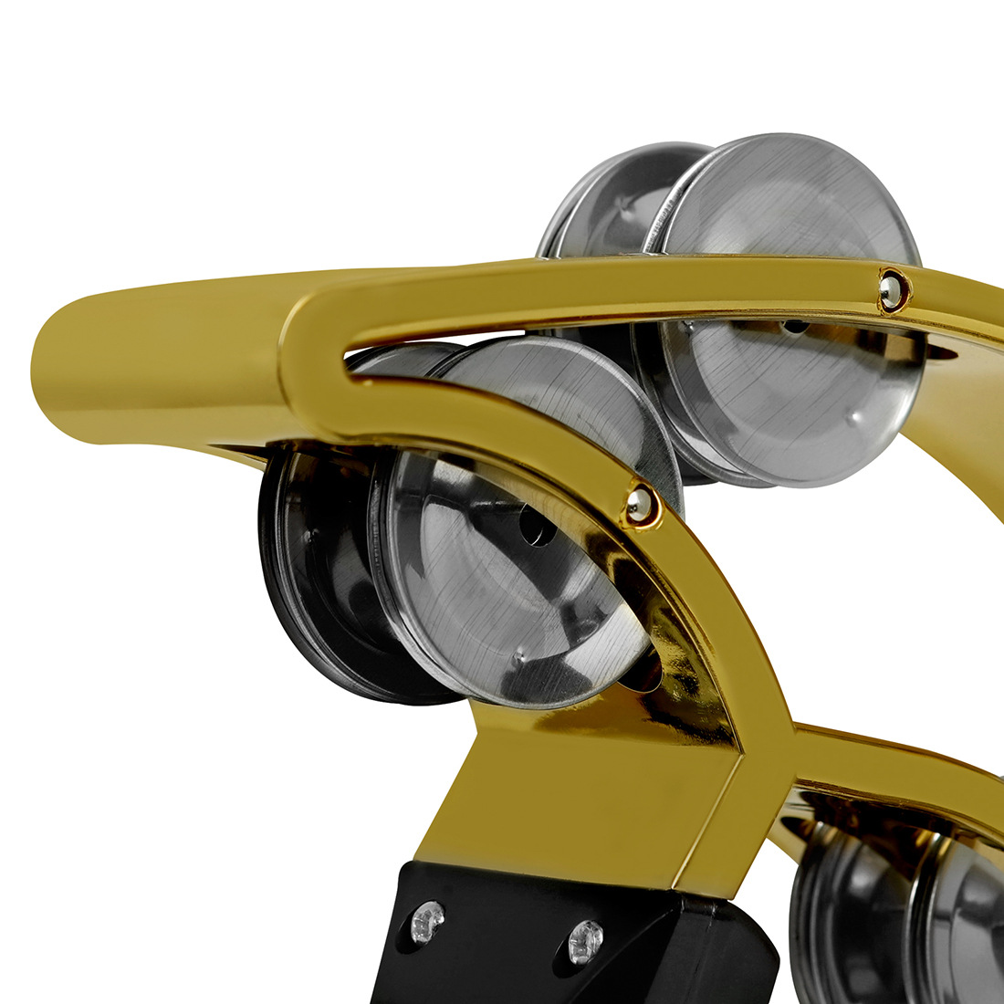 批发双层手摇铃乐队KTV娱乐专用手拍铃儿童早教电镀双排手摇铃鼓详情19