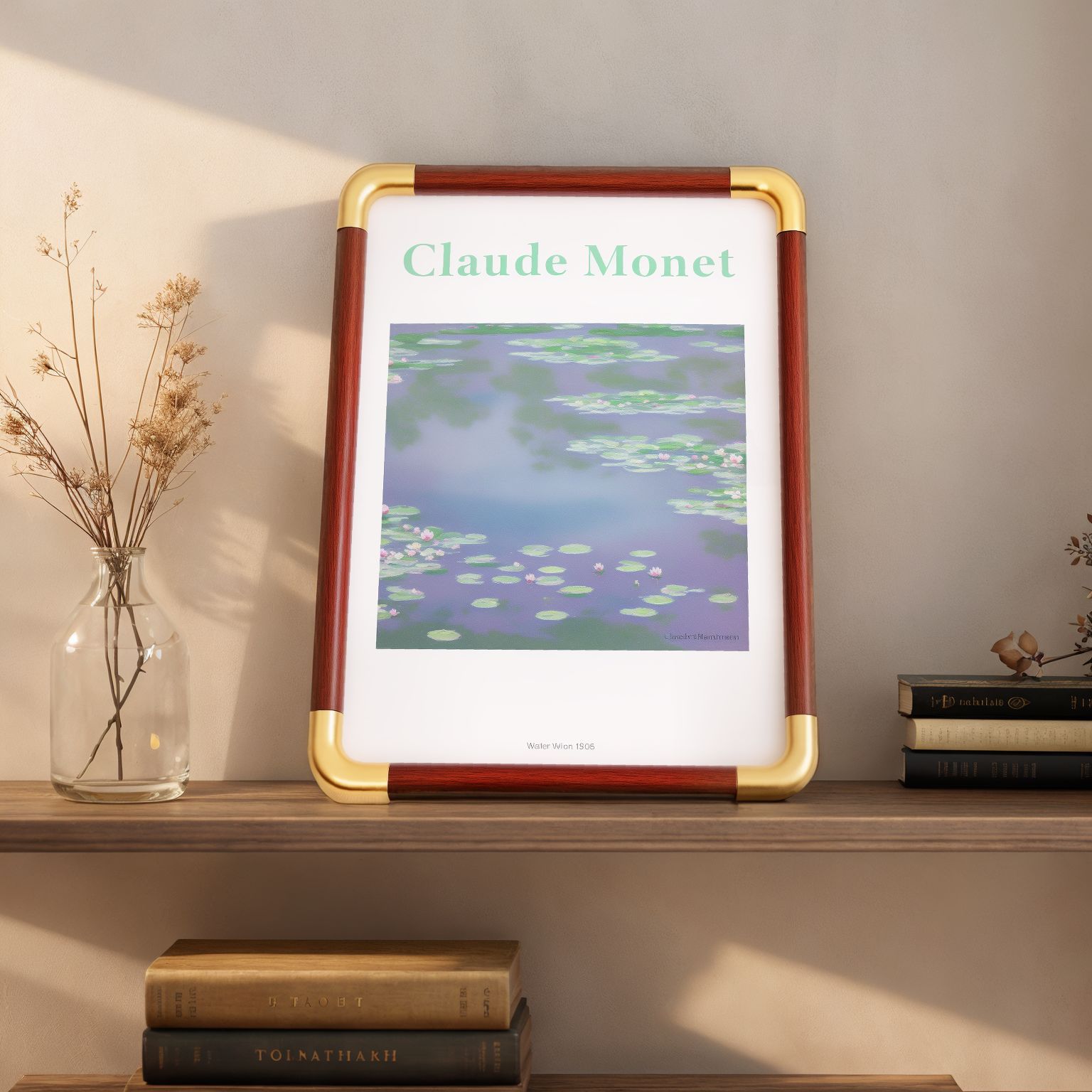 复古中式实木质感仿铜角相框画框圆角相框摆台批发新中式高级感详情3