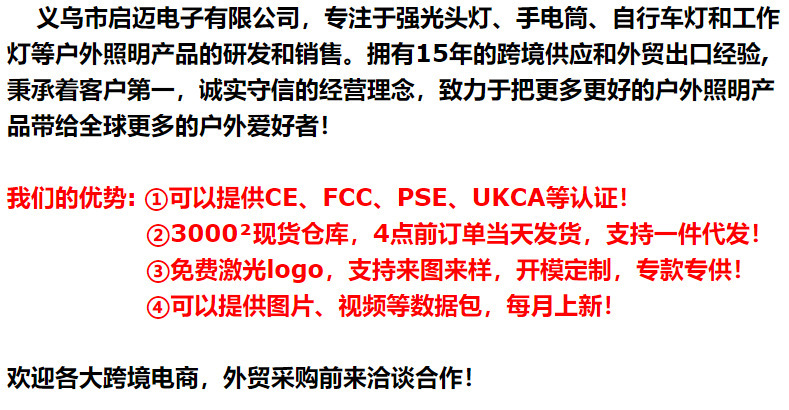跨境新款多光源LED感应头灯头戴式跑步灯内置电池数显屏磁吸设计夜跑照明详情2