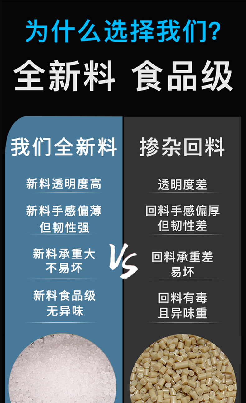 加厚笑脸方便袋背心马甲包装袋手提塑料袋印刷外卖食品级打包袋子详情1