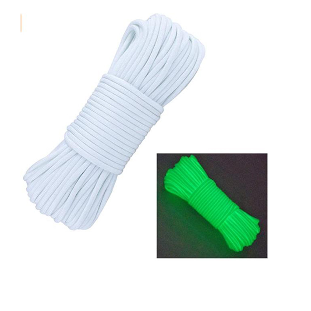 7芯4mm夜光伞绳户外多功能登山伞兵牵引编织绳天幕防风绳可定尺寸详情6