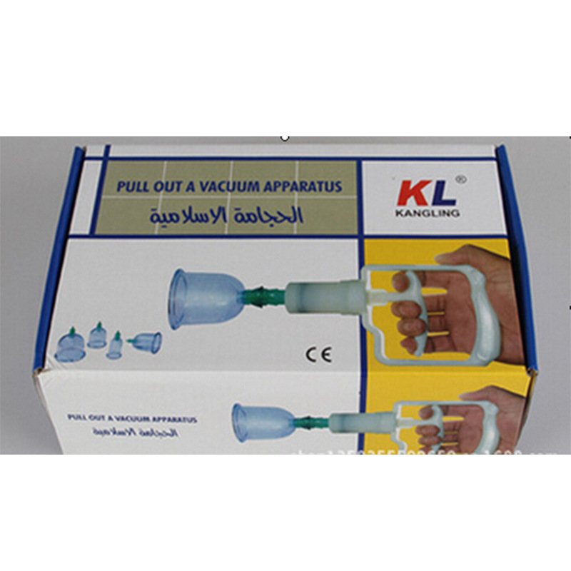 Cross-border exclusive 12 cans of thickened cupping cups, vacuum suction type large cupping cups, household English packaging cupping cups pic 1