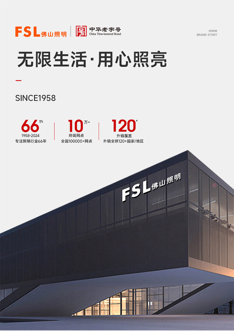 fsl佛山照明led灯泡大功率柱形球泡高亮节能A泡灯E27螺口明装灯座详情2