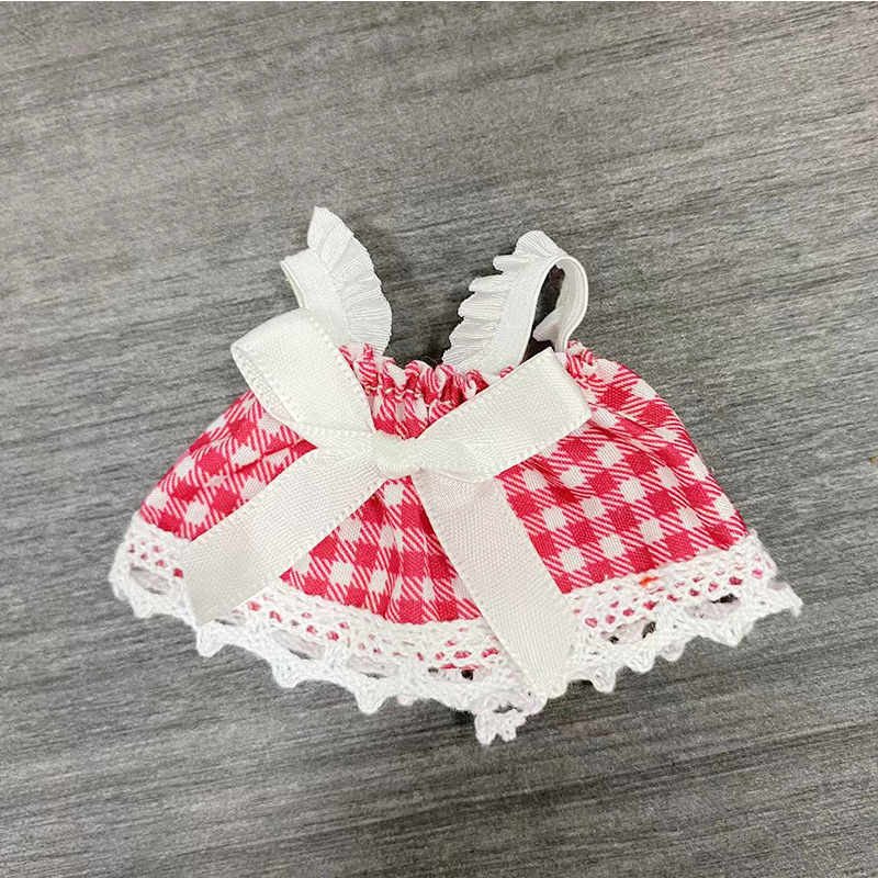 Shirley Rose dolls, mini lace dresses, baby clothes, plush toys, bear pendants, doll plaid dresses, diy handmade accessories pic 10