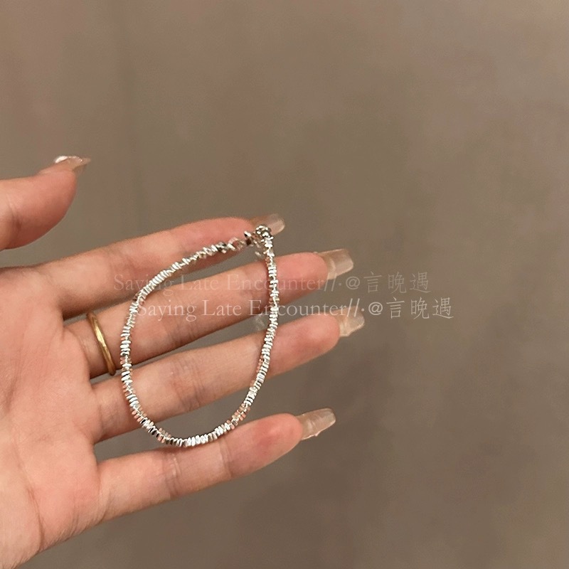 碎银几两~猫眼石串珠简约手链女轻奢小众精致高级感2024新款手饰详情8