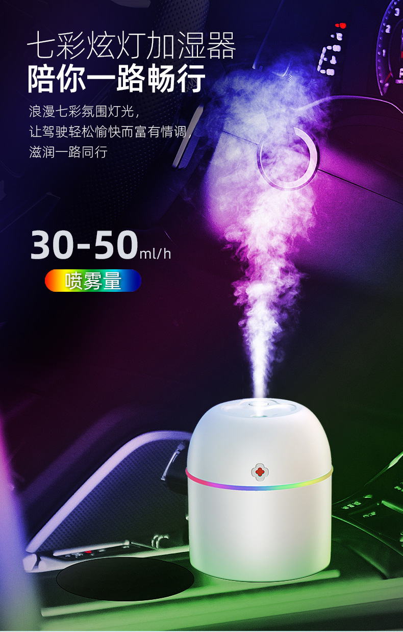 Новый портативный увлажнитель lucky травник mini USB для домашних увлажнителей X5 четырёхлистный увлажнитель pic 5