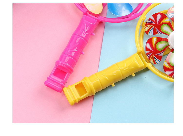 Large windmill whistles, colorful whistle-blowing cheering props, candy-colored nostalgic toys, windmill kindergarten small gifts wholesale pic 12